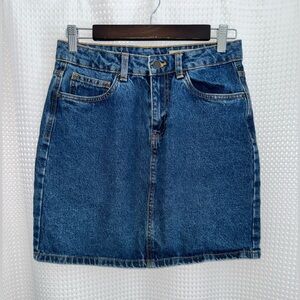 VERO MODA Demim 100% cotton mini skirt size medium